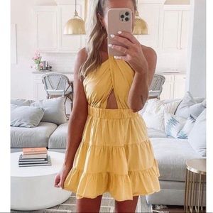yellow sundress